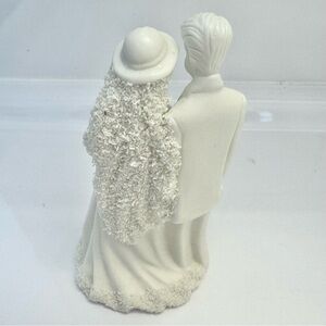 Vintage Ivory Porcelain Bride and Groom Figurine Wedding Cake Topper